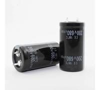 10PCS 680UF 200V Aluminum electrolytic capacitor 200V680UF 25 * 35mm Capacitance
