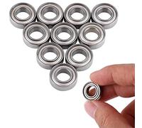 10pcs 688ZZ Rodamientos de Bolas 8x16x5 mm, Doble Blindaje Metálico con Ranura Profunda, Rodamientos de Bolas de Ranura Profunda en Miniatura para Impresora 3D, Modelismo, DIY, Dispositivos Mecánicos