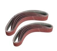 10pcs 760mm Sanding Belts For Angle Grinder Belt Sander Attachment Abrasive Tools 40 to 1000 Grit Bandas de Lija(180 Grit)