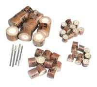 10Pcs Accessories 80-600Grit Sanding Flap Disc Grinding Wheels Brush Sand head Rotary Tool wanglan(120,10mm)