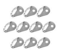 10pcs Aceros Inoxidables Anclajes Trepaptados Pernos Colgilla Pernos Trepadores Pernos Hamaca Placa Colgadora Fácil Usar Accesorios para Acampar