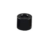 10pcs Aluminum Flat Washers - Round Hollow Non-Thread Standoffs for RC Models and Electronics Assembly(Black,D2.6xD5xL3mm)