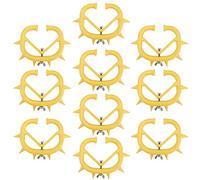 10Pcs Anillo de nariz de vaca, Ganado de granja Animal Weaner Herramienta de destete de plástico Equipo de destete para ganado bovino Prevenir la succión