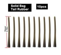 10pcs Aportaciones de Pesca de Carpas Bolsa de PVA Sólida Goma de para de Plomo de Montajes en Línea Juego de Bolsas de PVA de Alimentación