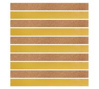 10pcs Bandas De Corcho Autoadhesivas Para Ajustar El Tamaño De Los Sombreros 200 * 20 * 2mm, para la reducción del sombrero, banda interior del sombrero, apto para cuero, fieltro y sombreros de paja