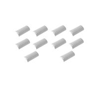 10PCS Battery Cover Replacement Pack for Remote Controller Back Door for Right Hand Controllers White