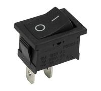 10pcs black KCD1-101 perforate 19 x 13 mm 2 pin ON - OFF boat rocker switch RNUMLIGH