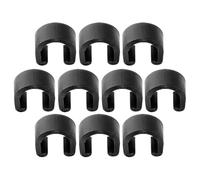 10pcs Black Metal C Clips | Clip de cable de bicicleta | Tren de freno de bicicleta | Bicycle Wire-C Clips C-Type | y abrazaderas de alambre de de montaña ultra luz