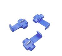 10PCS Blue 1.5-2.5mm2 16-14 AWG Lock T Type Wire Electrical Cable Connectors Quick Splice Terminals Crimp