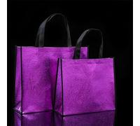 10pcs Bolsa de mano de tela no tejida Fiesta Boda Cumpleaños Set Bolsa de regalo Paquete de negocios al por mayor Ropa Zapatos Bolsas de compras 2023-purple,China,32x27x12cm,10pcs