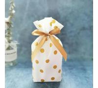 10PCS Bolsa de Navidad de Año Nuevo Bolsa de regalo de Navidad Bolsa de galletas de caramelo para empaquetar alimentos Regalo Cordón Bolsillo con cordón-Bolsa de Navidad-9-10 PCS