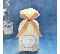 10PCS Bolsa de Navidad de Año Nuevo Bolsa de regalo de Navidad Bolsa de galletas de caramelo para empaquetar alimentos Regalo Cordón Bolsillo con cordón-Bolsa de Navidad-13-10 PCS