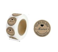 10pcs Bolsa de papel Kraft Dot Stripe Print Hornear Galletas Pan Pastel Dulces Snack Gift Bag Takeaway Packaging Home Party Gift Decor-meric sticker-Kraft Paper