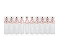 10Pcs Botella de Bomba de Espuma 50ml Diseño Transparente Durable Pet Boca Grande Dispensador de Espuma para Lavado de Cuerpo Champú