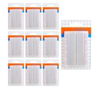 10PCS Breadboard Mini 400 Pin Contactos Sin Soldadura Tabla de Prototipos Placa de Pruebas Protoboard Compatible con Arduino Raspberry Pi para Proyectos DIY