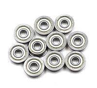 10pcs Brida Rodamientos de bolas F608ZZ 8 * 22 * 7 MM Métricas reborde Rodamientos