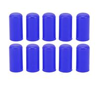 10pcs Car Intake Vacuum Hose Caps Carburetor Hose Cap Kit 8mm I.D. General Purpose High Temperature Resistant Black Seal Plugs For Vacuum Air Ports Protection (Azul)