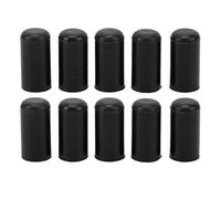 10pcs Car Intake Vacuum Hose Caps Carburetor Hose Cap Kit 8mm I.D. General Purpose High Temperature Resistant Black Seal Plugs For Vacuum Air Ports Protection (Negro)