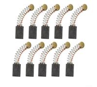10pcs Carbon Brushes 12x8x5mm for Electric Motors | 10pcs set, 12x8x5mm size, metal spring attached, restores motor power, fixes intermittent function