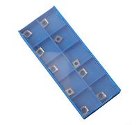 10pcs CCGT060204AK H01 carburo inserta cuchillas de corte CCMT0602 para aluminio y cobre mecanizado acabado y acabado de alta herramienta de corte