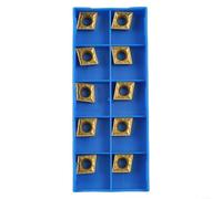 10pcs CCMT09T304-HMP NC3020 Insertos de torneado de carburo para torno CNC, acero inoxidable y hierro fundido, CCMT32.51-HMP