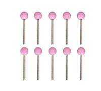 10pcs Ceramic Grinding Head Ball-Type Polishing Abrasive Wheel for Rotary Tools Accessary 3mm Shaft Mounted(10mm 10pcs)