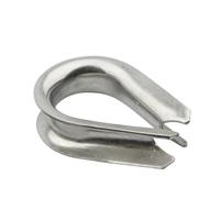 10pcs Chicken Heart Rust Prevention Steel Wire Rope Ring Para Cables