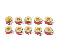 10PCS Cinta métrica suave 60 pulgadas 150 CM Cinta métrica de costura corporal colorida de doble cara para sastres artesanos Quitters Cuero de vaca Nano material Ligero portátil