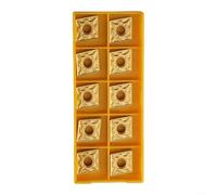 10Pcs CNMG120408-MA Insertos de torneado de carburo para torno CNC externo Mecanizado Puntas de herramientas indexables de oro CNMG 432 10 Juego de puntas de herramientas de torneado externo