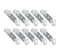10pcs Conector Conector De Acero Inoxidable Ángulo Enchufe De Montaje Del Marco