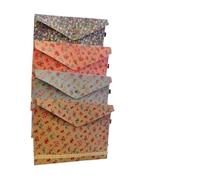 10pcs Creative Vintage Dots Flower Fabric A4 Documents File Bag Cute Files Folder Student Storage Stationery School Office Supplies Random style Para Escritorio