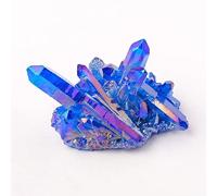 10Pcs Crystal Cluster Geode, Raw Quartz Geode Crystal Cluster Stone Small Crystals for Home Decoration,B,50~80g