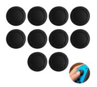 10PCS Cubiertas Protectoras de Silicona para Joystick, Agarres para el Pulgar, Tapones para Joystick, Capuchón de Reemplazo para Joystick, Tapas de Agarre para Thumbsticks, para Lite y OLED, Negro