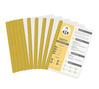 10pcs Cubiertas Transparentes Informes, A4 Reporte de Barra Deslizante, Cubierta de Archivo Plástico con Barra Deslizante para Archivos Oficina Documentos.Sostener Hasta 40 Papeles (Amarillo)