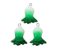 10pcs Cute Resin Fruit Apple Banana Mango Orange Cherry Strawberry Charms For Jewelry Making DIY Earrings Key Chains para Llaves de casa y Mochilas(Light Yellow Gold Color)