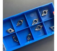 10pcs DCGT070202 AK H01 Insertos para máquinas CNC, material de carburo, bueno para corte de aluminio