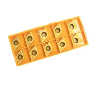 10pcs DCMT11T304 Insertos de herramienta de torneado interno, carburo, perfecto para procesamiento de materiales de alta dureza
