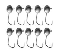 10pcs De Diseño Doble Púas Gabios Pescado Jigs Cabeza Pesca Pesca Resistencia Jig Barbas Doble Barra