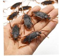 10pcs Divertido Cucaracha Decoración Bromas Bromas Maker Novedad de la diversión Trucos de simulación Falsos cucaracha Juguetes