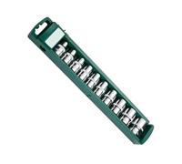 10pcs Drive Socket Set 1/4 "3/8" 1/2 pulgadas Hexagonal Socket Llave de Acero Llave de Acero Corta Carraca Larga Tensor Herramientas de Reparación