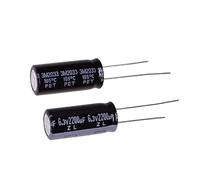 10PCS Electrolytic Capacitors 6.3V2200UF 10X16 EFDSVUHE