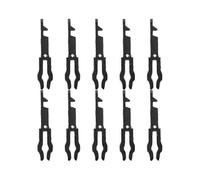 10Pcs Emergency Break Glass Key Switch Panic Button for Fire Rescue Interior Door Key Reset Function Essential Safety Accessory for Emergency Situatio