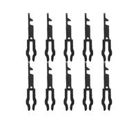 10Pcs Emergency Break Glass Key Switch Panic Button for Fire Rescue Interior Door Key Reset Function Essential Safety Accessory for Emergency Situatio