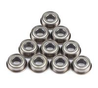 10pcs F686ZZ Mini Rodamientos de Bolas de Acero Doble Brida Blindada Rodamientos Rígidos de Bolas 6x13x5 mm para Trabajos de Precisión y Pequeños Proyectos de Pasatiempos