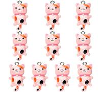 10Pcs Fashion Cat Necklace Crafting Handmade Jewelry Making Bracelets Dangle Charms Diy Earrings Jewelry Pendants Pendant Materialb Durable design