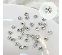 10pcs Fashion Glass Art Jewelry Crystal 3D Diamante de Uñas Rhinestones Decoración de uñas Manicura