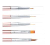 10pcs Fashion UV Gel Acrylic Nail Brushes Nail Art Design Painting Liner Pen Set Nail Art Tips Builder Brush for Home Salon