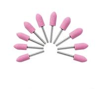 10pcs Fresas Rotativas Corindón 3mm para Metal(Cylindrical 8mm) | Corindón , alta dureza, desgaste , metal para madera jade, acabado preciso