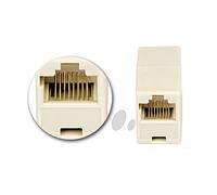 10pcs Gato 5e Rj45 Conector de unión de Acoplamiento de Acoplamiento de Acoplamiento en línea Hembra Qjy99