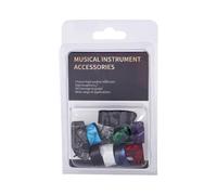 10PCS Guitar Finger Picks - Non Slip Reusable Acoustic Bass Protectors, Practice Performance Playing | Professionals Music Lovers Use, Guitar Finger Picks, Bass Pick Set, Music Performance Plectrums